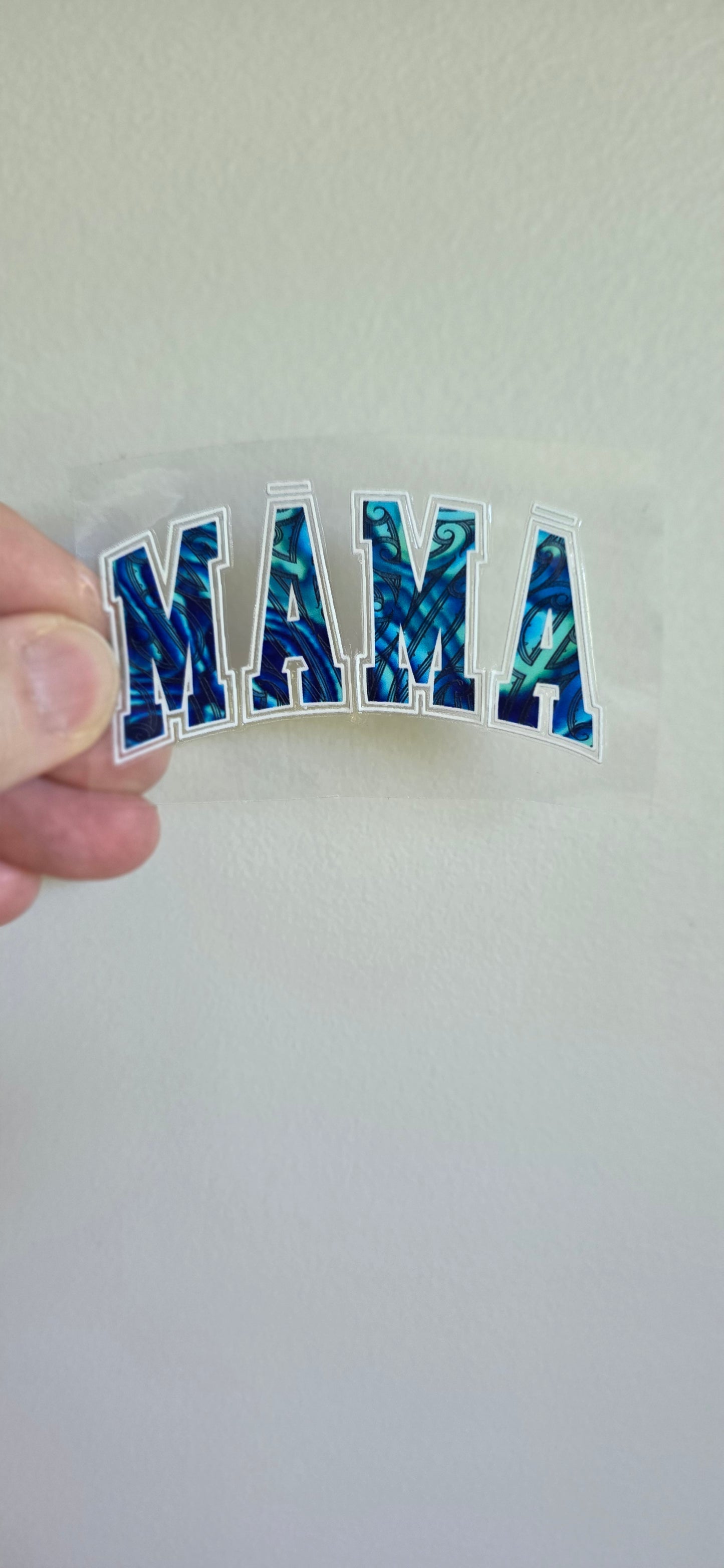 Tiny UV DTF transfer 8cm Mama