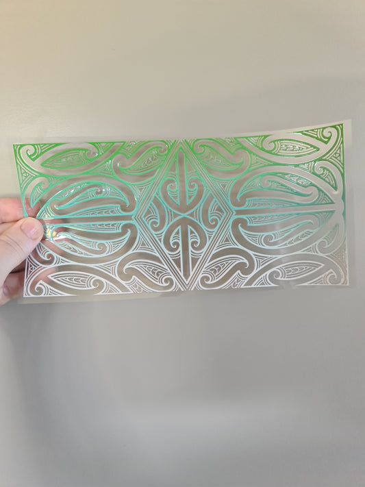 Uv dtf Maori design 23cmx11cm 16oz wrap #229