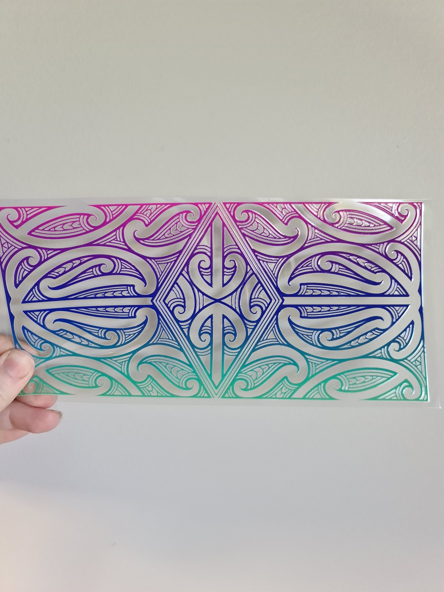 UV dtf Maori design 23cmx11cm 16oz wrap #1116