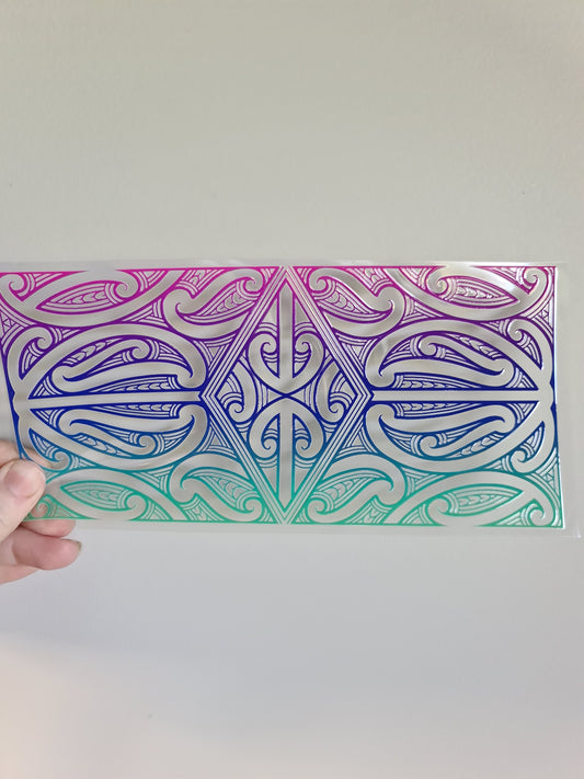 UV dtf Maori design 23cmx11cm 16oz wrap #1116