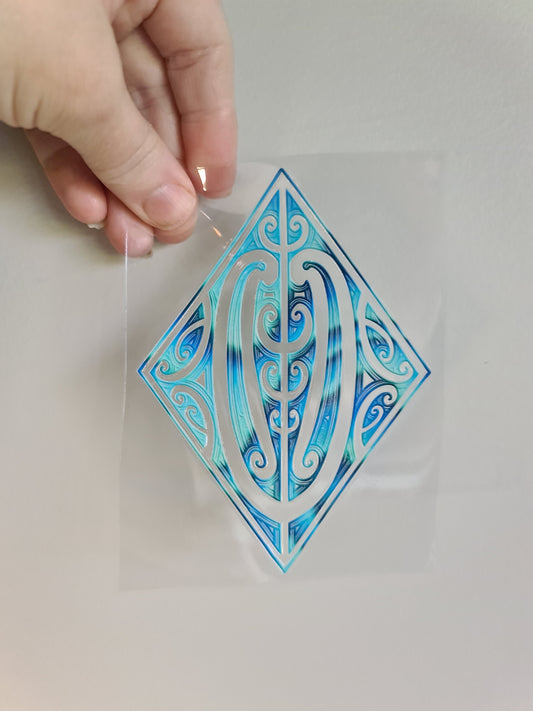 UV dtf Maori design mini size 12cm