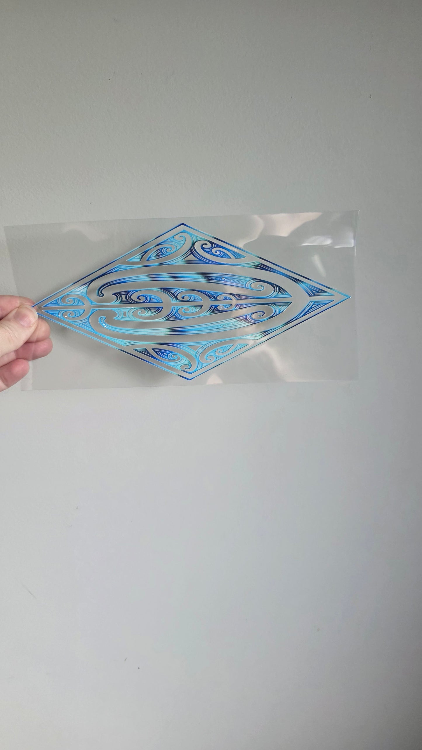 UV dtf transfer Maori design 24cmx11cm 16oz wrap #1605