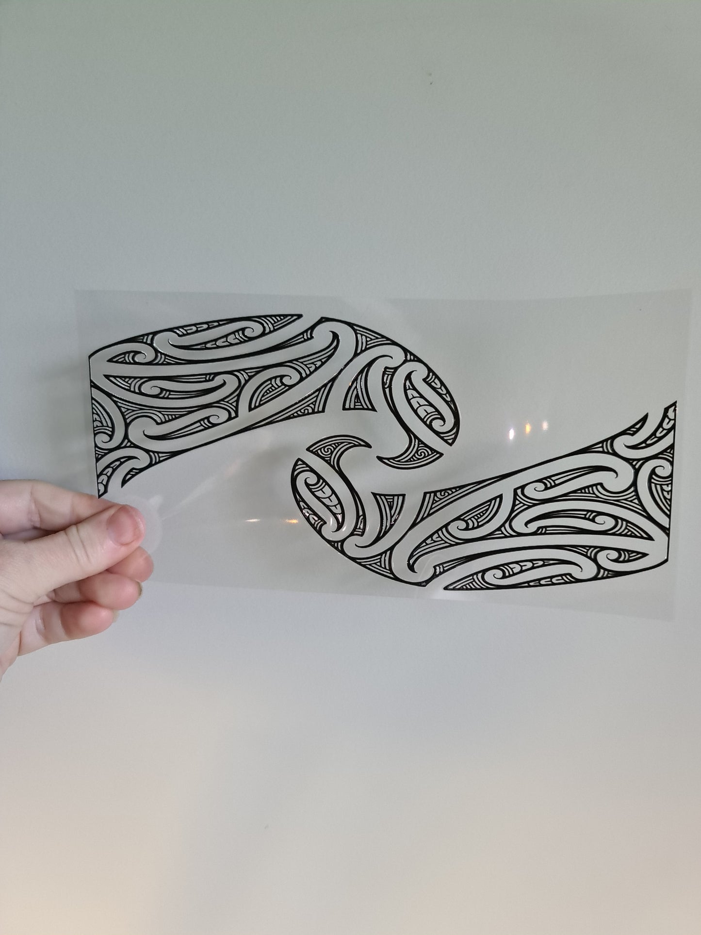 UV dtf Maori design 23cmx11cm 16oz wrap #1128