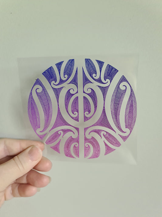 UV dtf Maori design mini size 11cm  #1342
