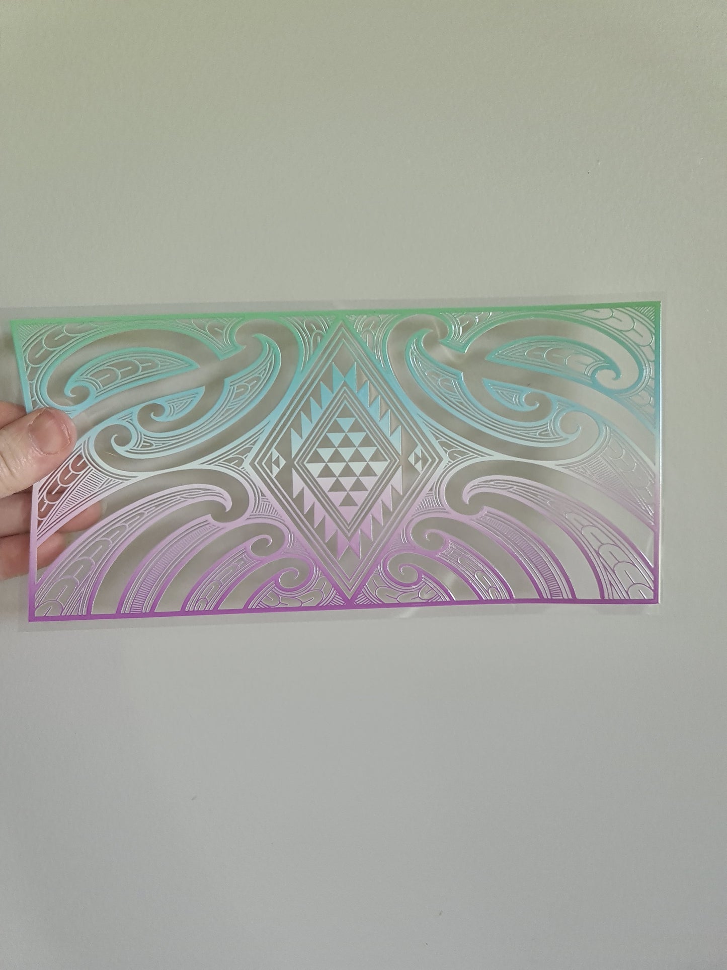 UV dtf Maori design 23cmx11cm 16oz wrap #669