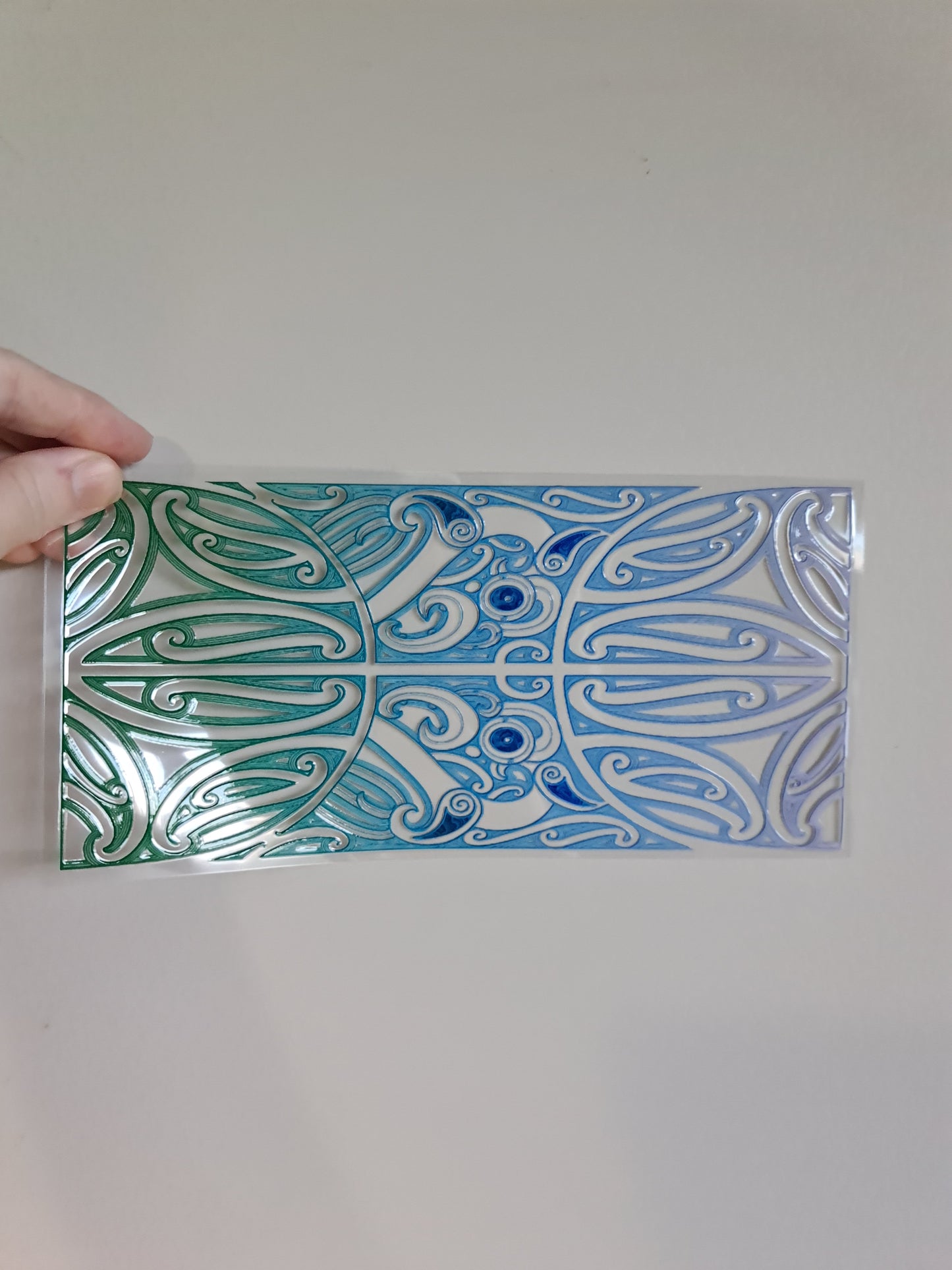 UV dtf Maori design 23cmx11cm 16oz wrap #877