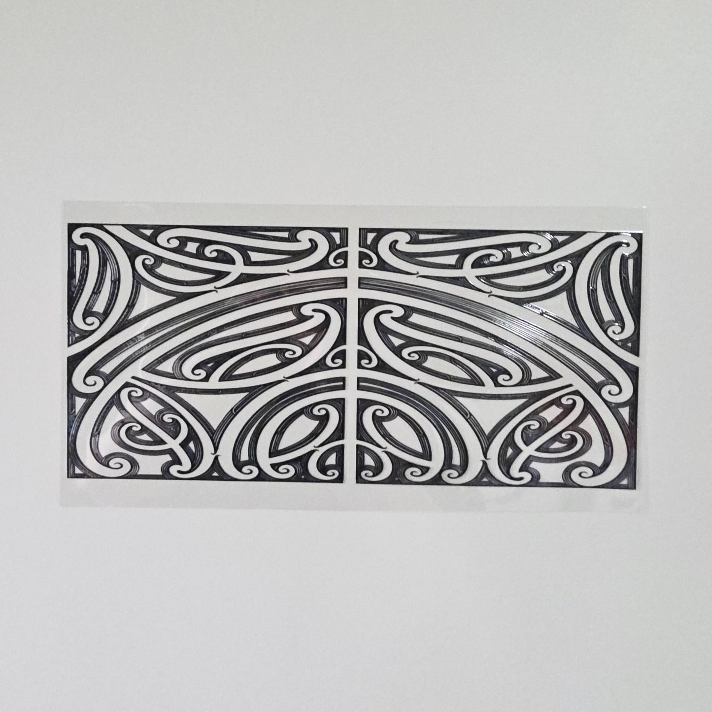 XL UV DTF DECAL MAORI DESIGN 38CMX17CM for touch lamps #17