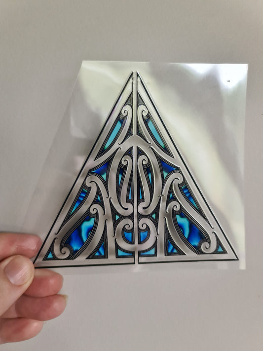 UV dtf Maori design mini size 11cmx11cm #456