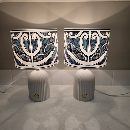 Maori design touch lamp - set 2 lamps