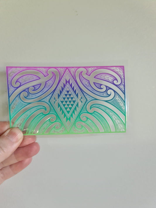 UV dtf Maori design mini size 13cmx13cm #852