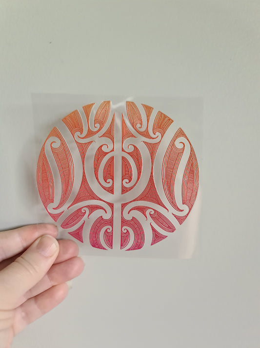 UV dtf Maori design mini size 11cm  #1348