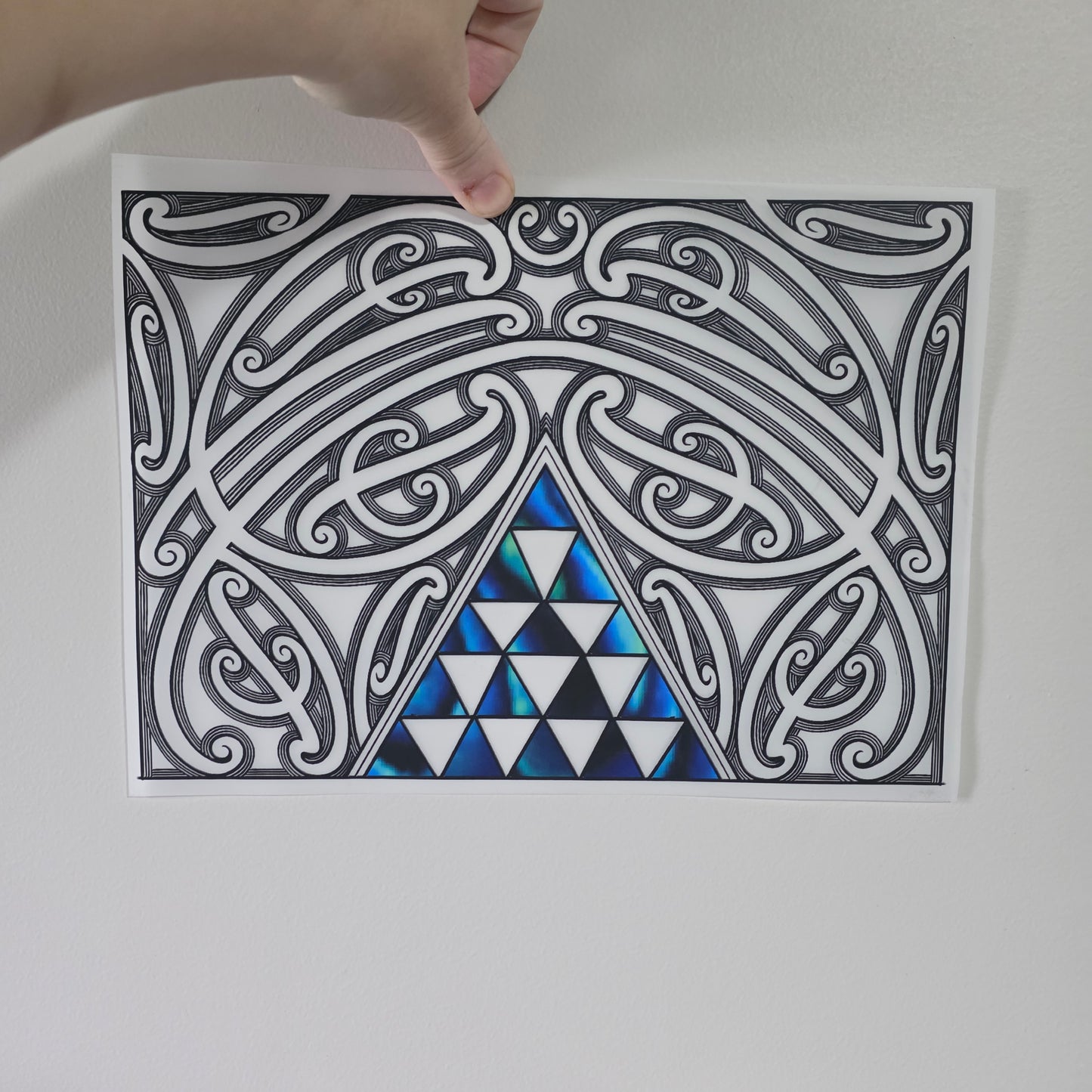Maori design Iron on DTF 30cmx21cm