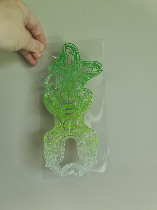 UV dtf transfer Maori design 23cmx11cm 16oz wrap #1256
