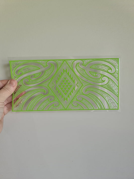 UV dtf Maori design 23cmx11cm 16oz wrap #718