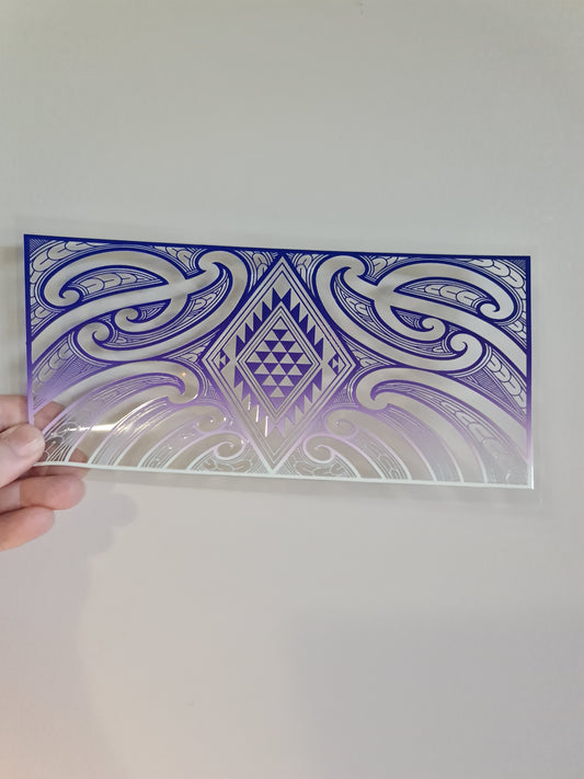 UV dtf Maori design 23cmx11cm 16oz wrap #897