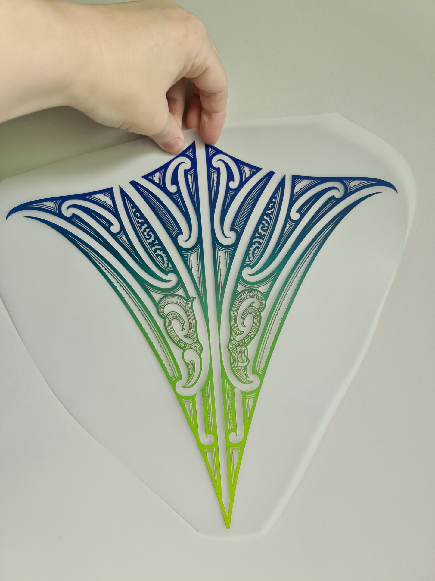 Sublimation custom Maori design Iron on 30cm