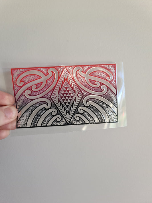 UV dtf Maori design mini size 12cmx6cm