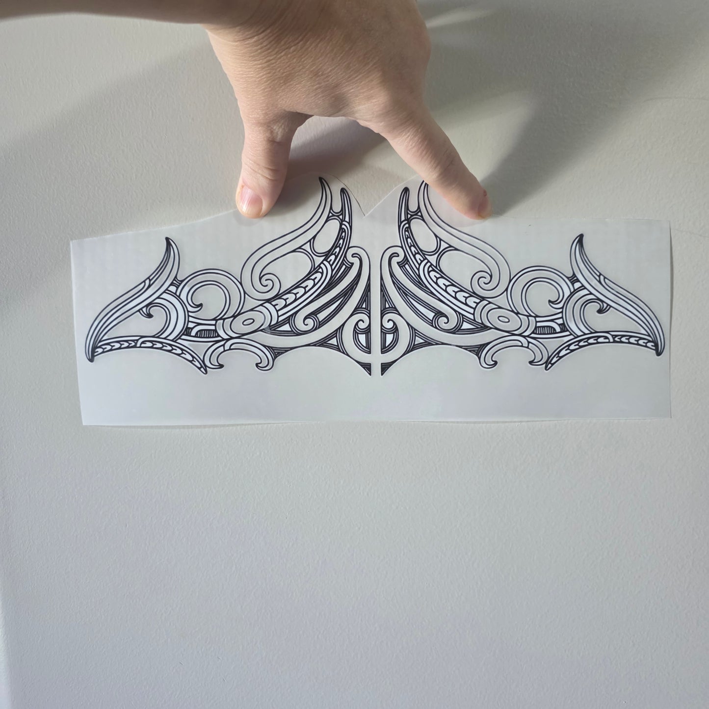Maori design Iron on DTF 29cm - printed incorrectly