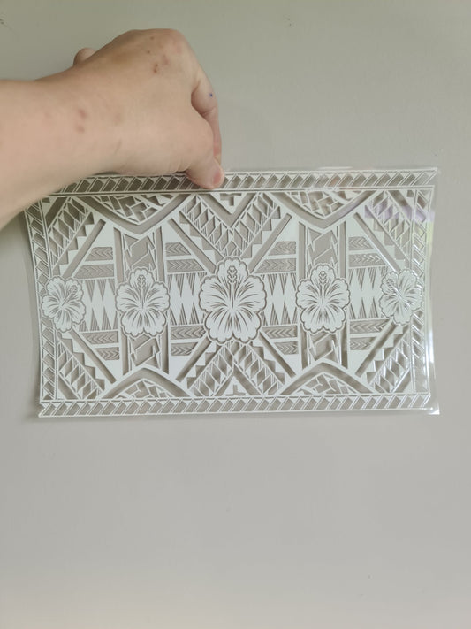XL UV DTF DECAL MAORI DESIGN 28CMX17CM for touch lamps #212