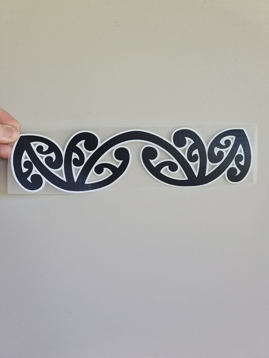Sublimation custom Maori design Iron on 30cm