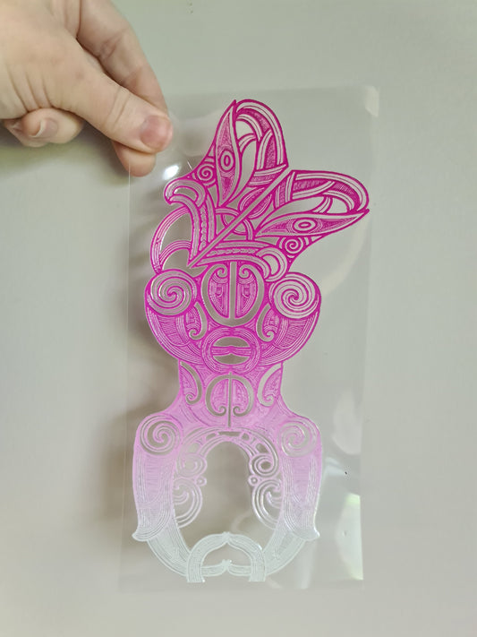 UV dtf Maori design 23cmx11cm 16oz wrap #1135