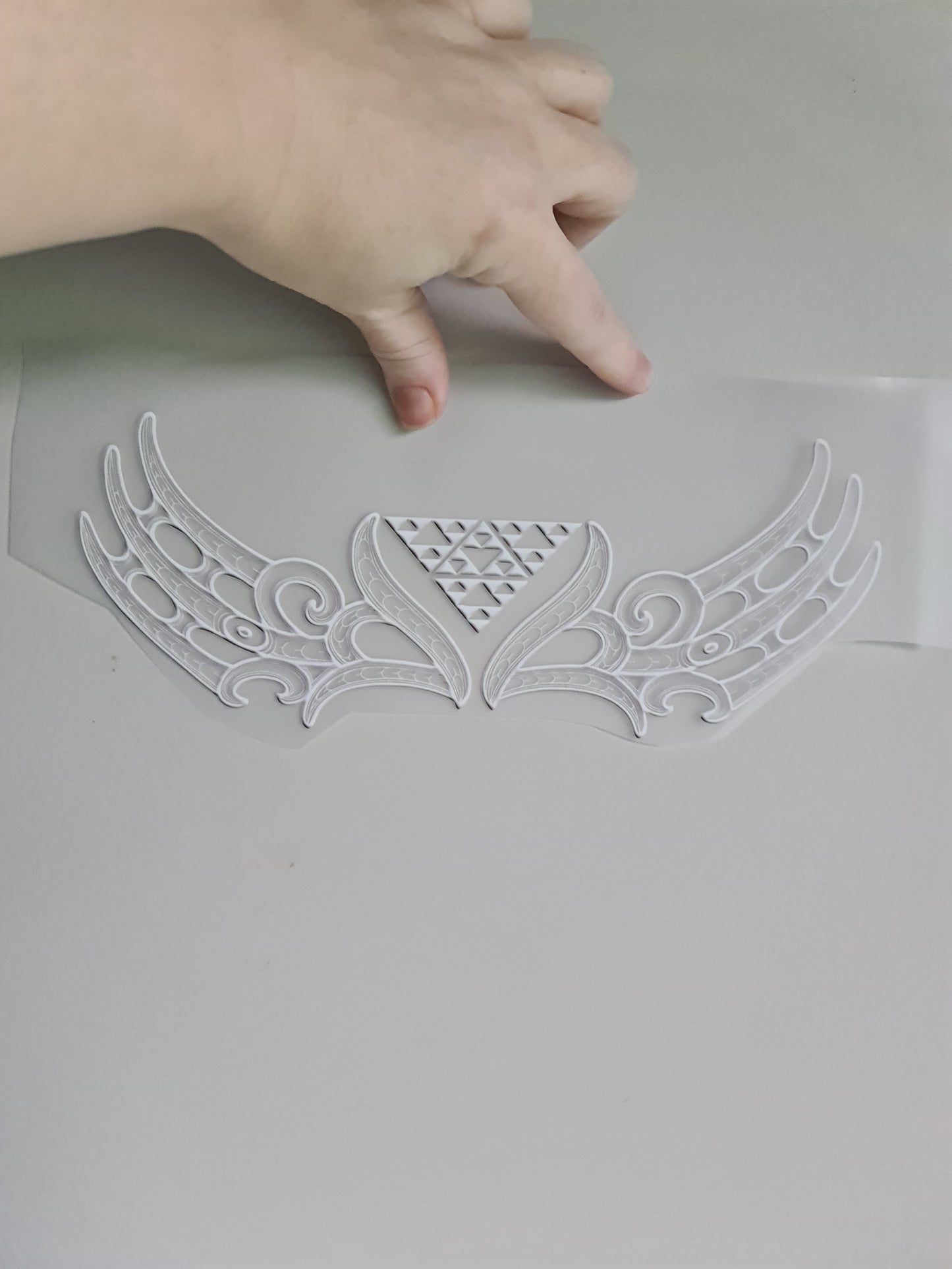 Sublimation custom Maori design Iron on 30cm