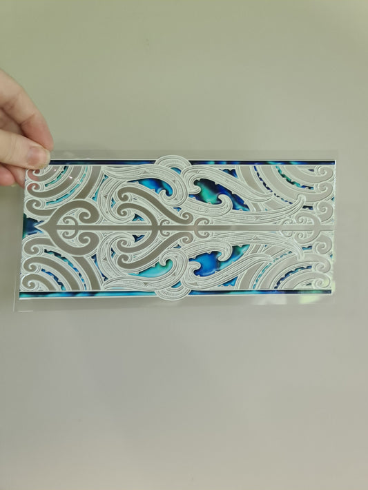 UV dtf transfer Maori design 23cmx11cm 16oz wrap #1178