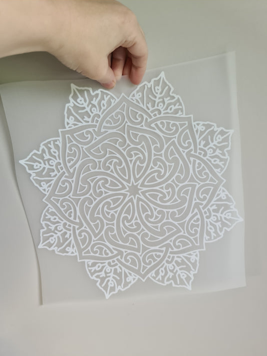 Sublimation custom Maori design Iron on 30cm