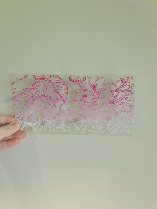 UV dtf transfer Maori design 23cmx11cm 16oz wrap #1184