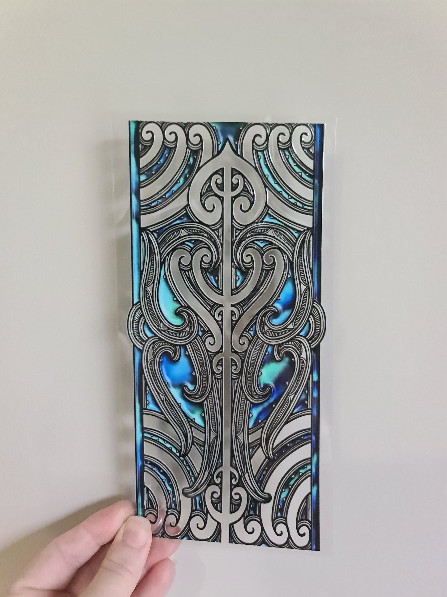 UV dtf transfer Maori design 23cmx11cm 16oz wrap #1176