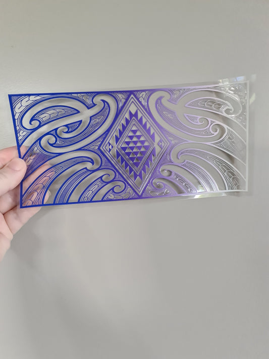 Uv dtf Maori design 23cmx11cm 16oz wrap #252