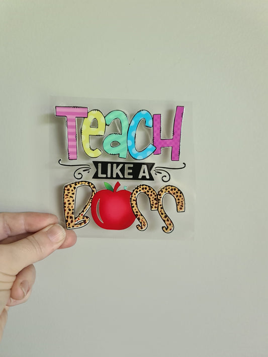 TEACHER AND KAIAKO dtf transfer Maori design 11cm sticker #1469