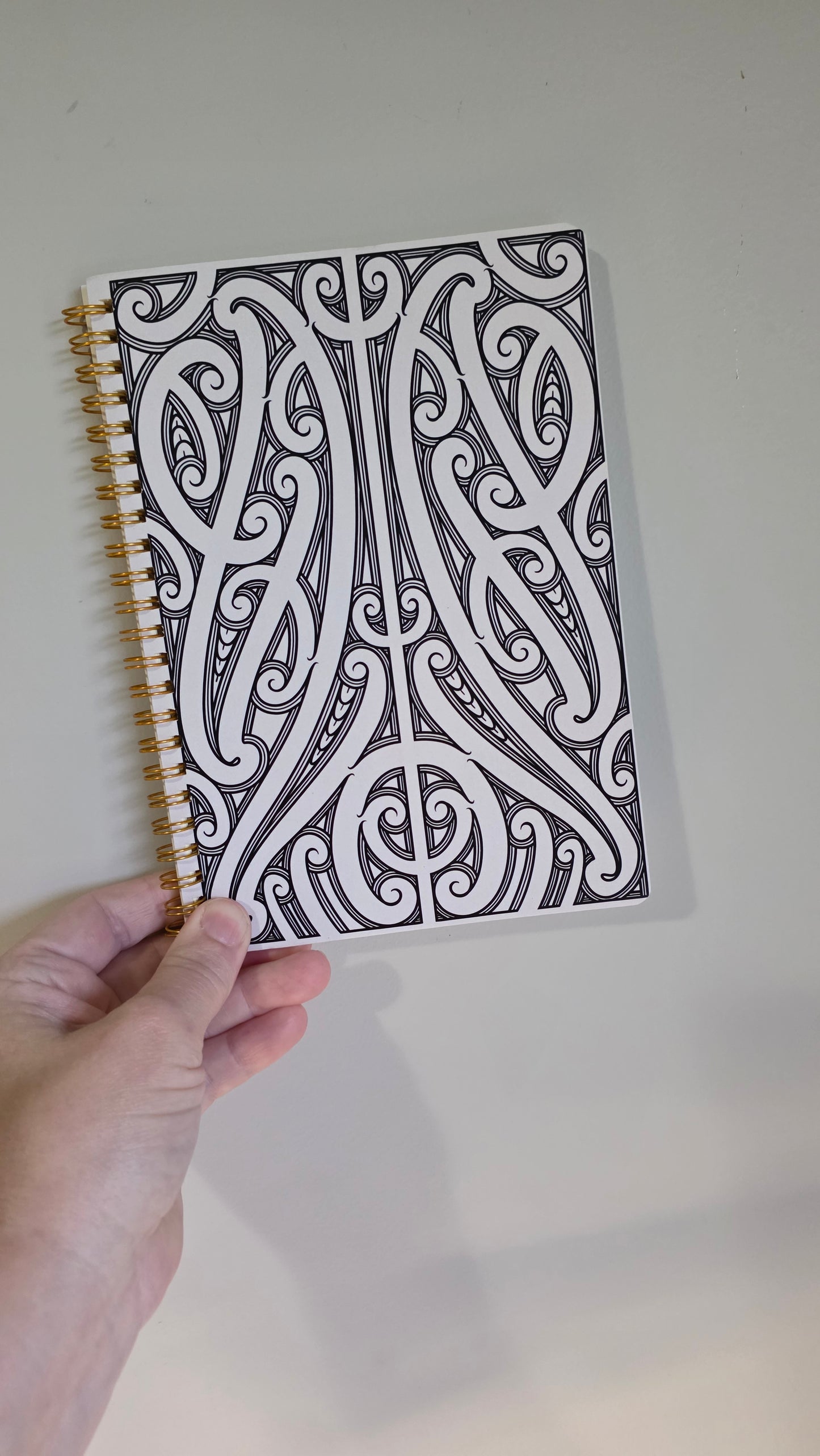 Custom A5 Maori design notebook