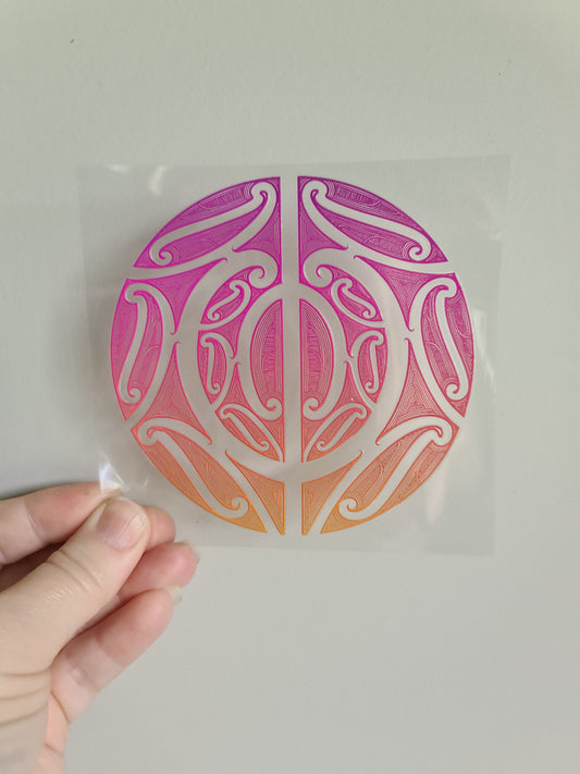 UV dtf Maori design mini size 11cm  #1341
