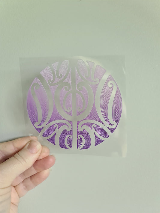 UV dtf Maori design mini size 11cmx11cm #1304