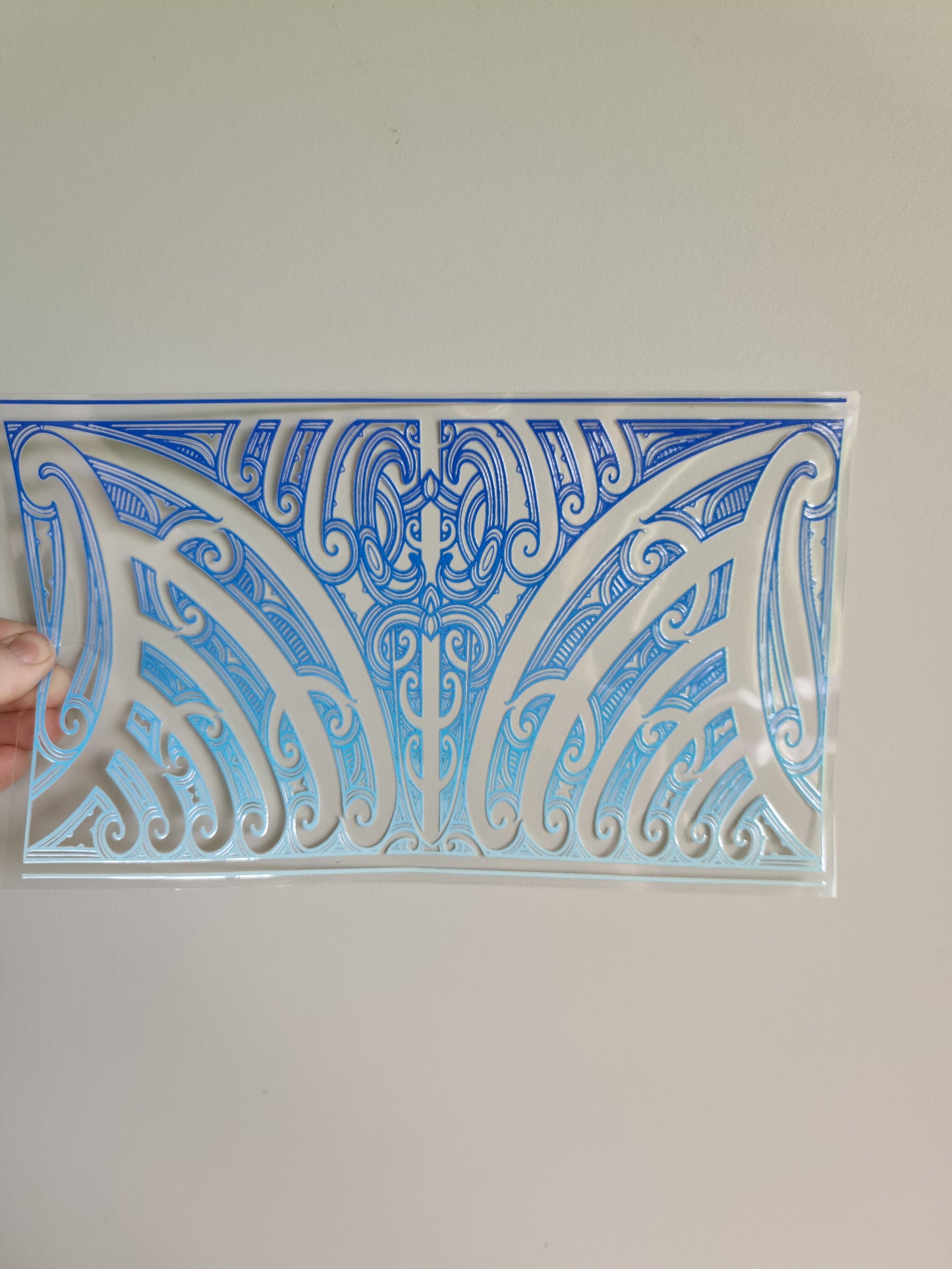 XL UV DTF DECAL MAORI DESIGN 28CMX17CM #23 for touch lamp