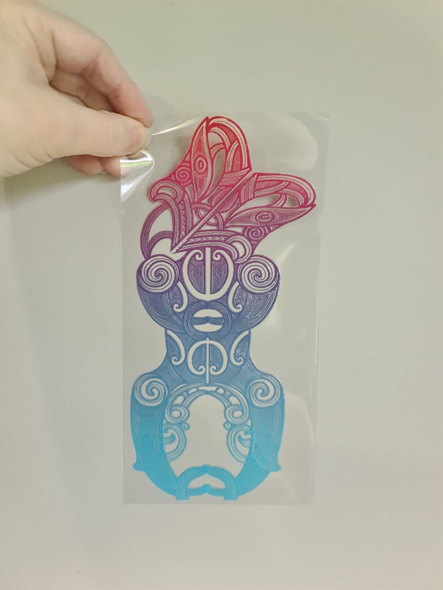 UV dtf transfer Maori design 23cmx11cm 16oz wrap #1181