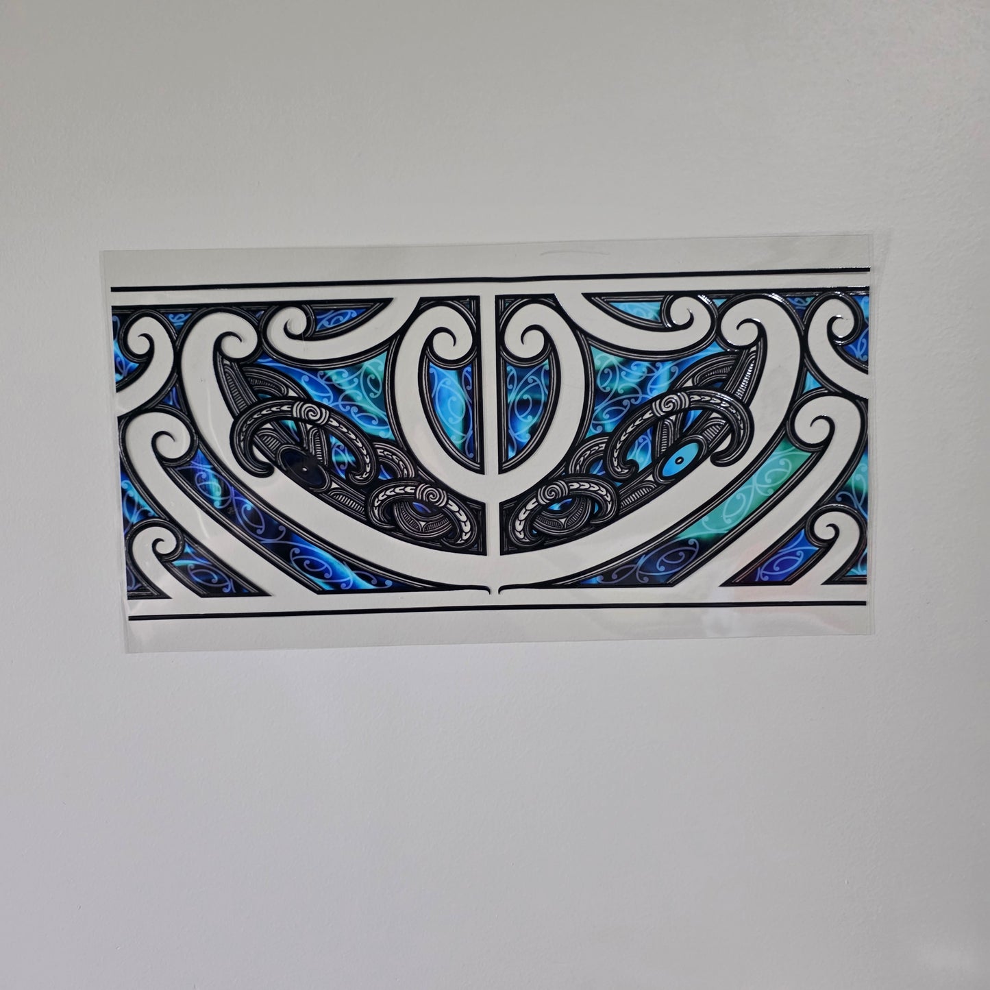 XL UV DTF DECAL MAORI DESIGN 38CMX17CM for touch lamps #30