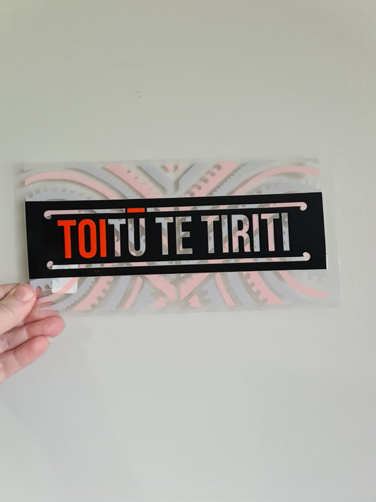 Uv dtf Maori design 23cmx11cm 16oz wrap #490