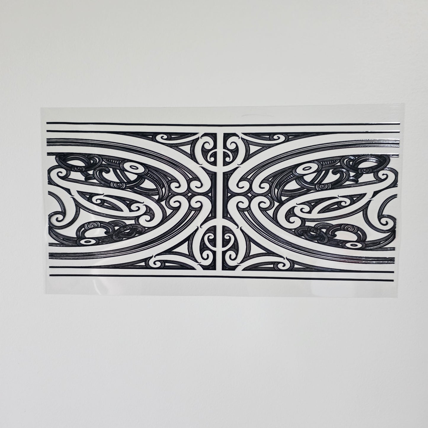 XL UV DTF DECAL MAORI DESIGN 38CMX17CM for touch lamps #16