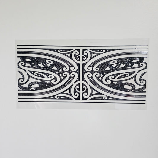 XL UV DTF DECAL MAORI DESIGN 38CMX17CM for touch lamps #16