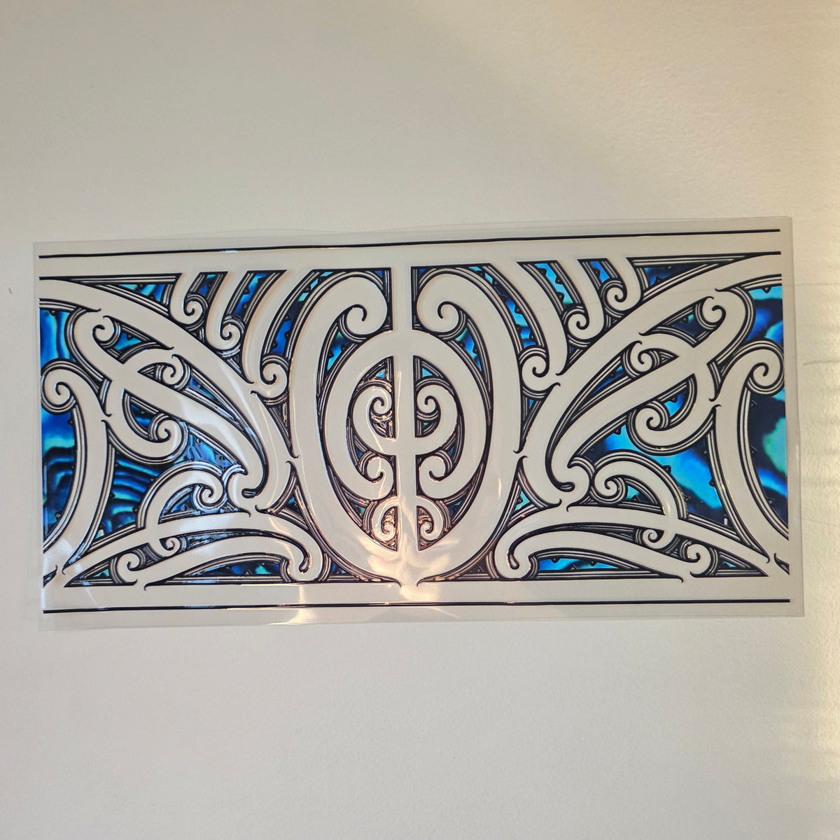 30cmx 15cm size UV DTF DECAL MAORI DESIGN for Table lamps #07