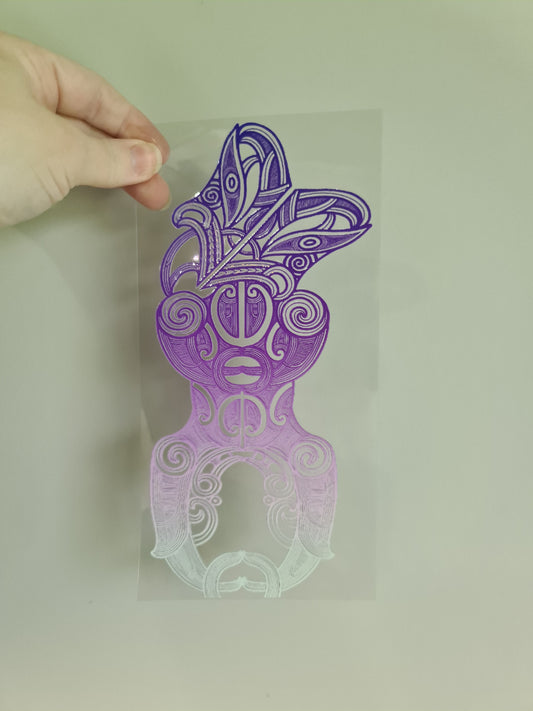 UV dtf transfer Maori design 23cmx11cm 16oz wrap #1257