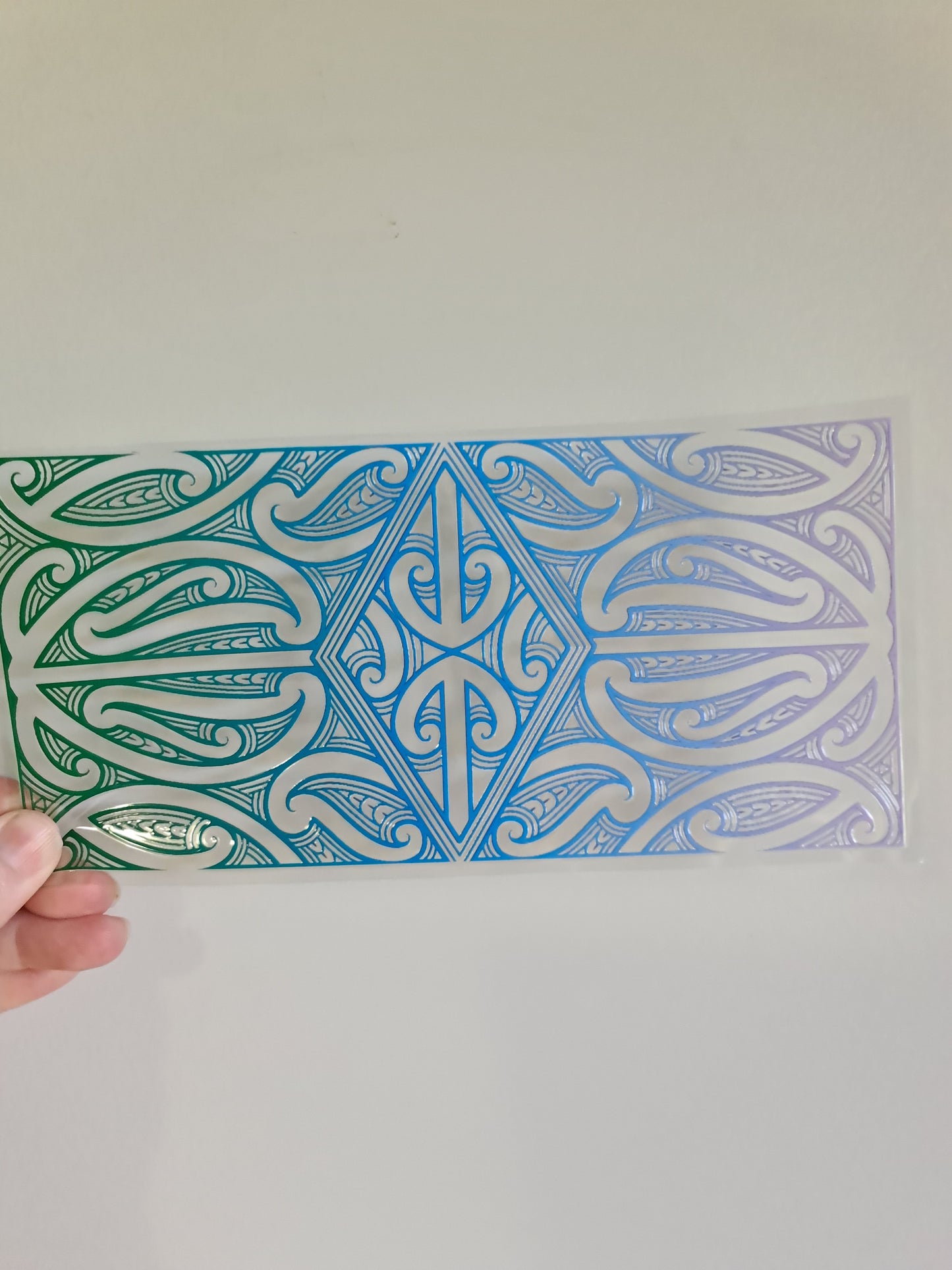 UV dtf Maori design 23cmx11cm 16oz wrap #797