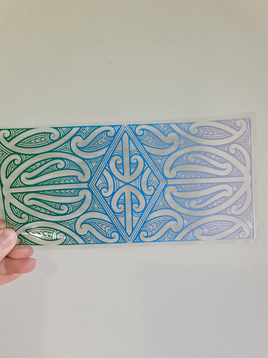 UV dtf Maori design 23cmx11cm 16oz wrap #797