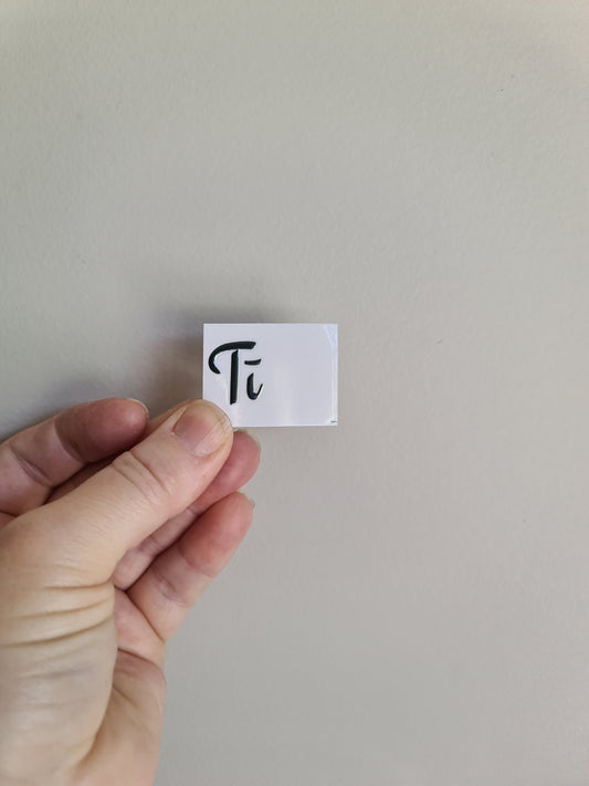 UV DTF transfer label - Tī