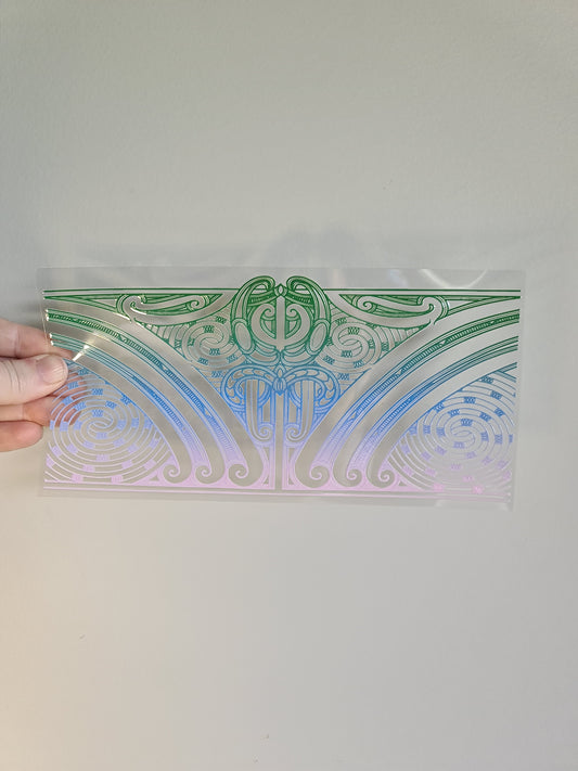 UV dtf transfer Maori design 23cmx11cm 16oz wrap #1313