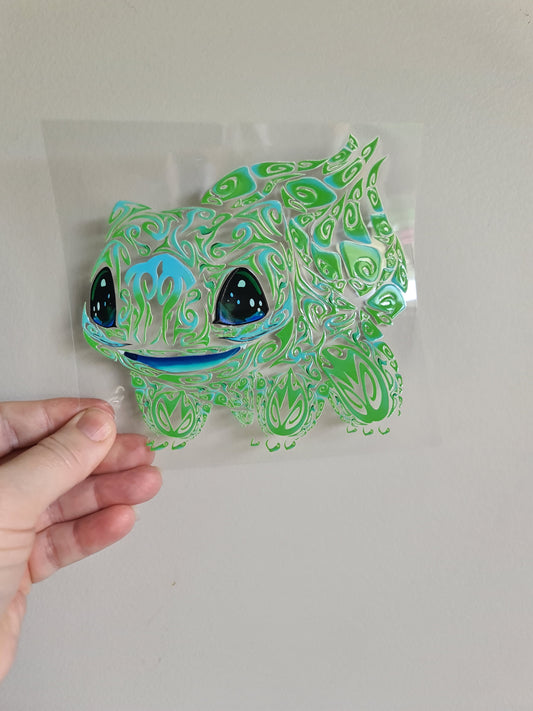 UV dtf Maori design large size 18cmx 14.8cm #409 Pokémon