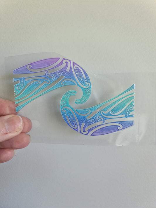 UV dtf Maori design mini size 13cm