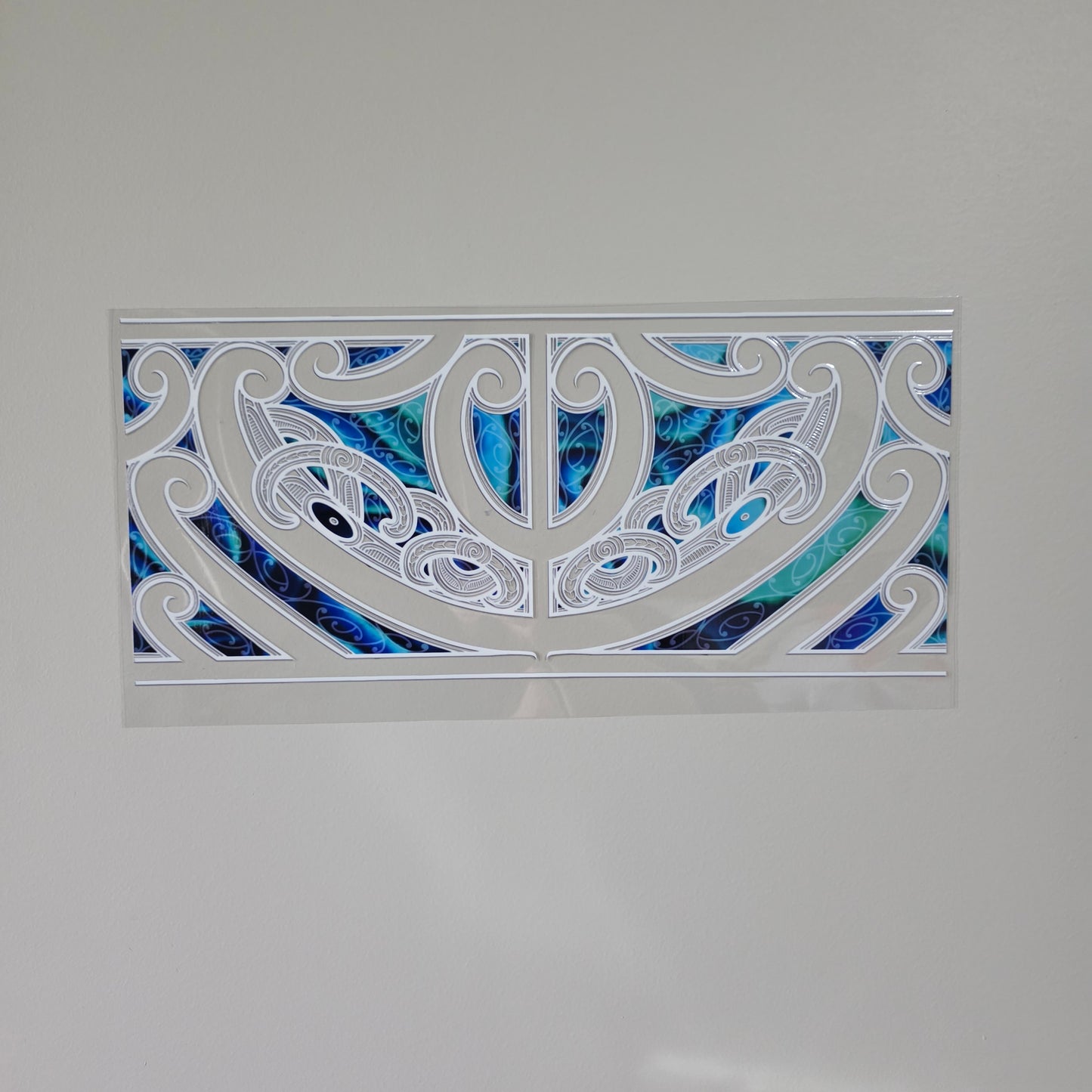 XL UV DTF DECAL MAORI DESIGN 38CMX17CM for touch lamps #39